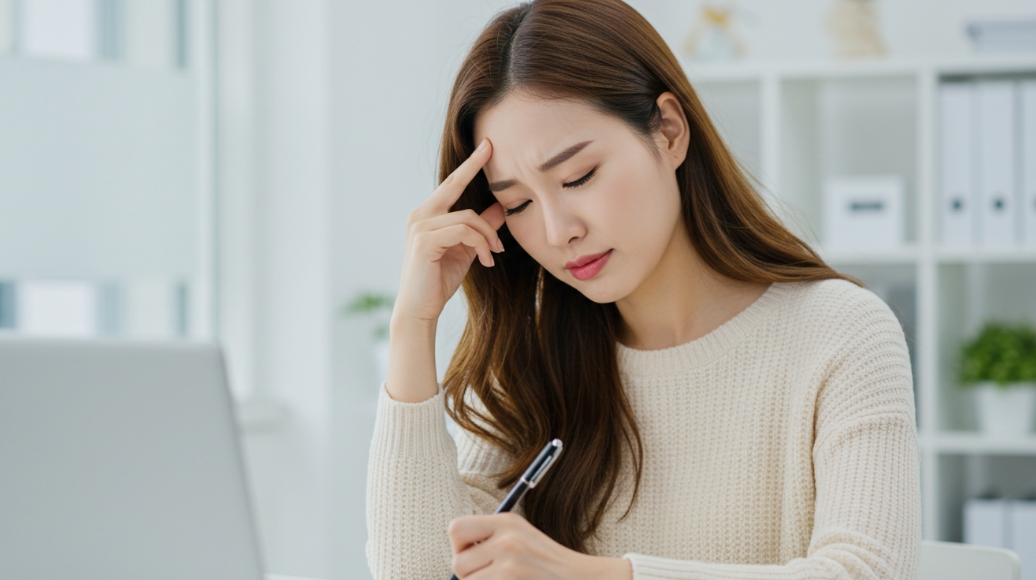 편한 자세 시 통증 완화